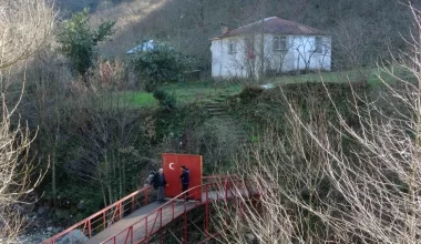 Giresun’da köprüye demir kapı takıldı