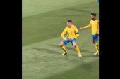 Ronaldo’dan Messi tezahüratı yapan taraftarlara reaksiyon