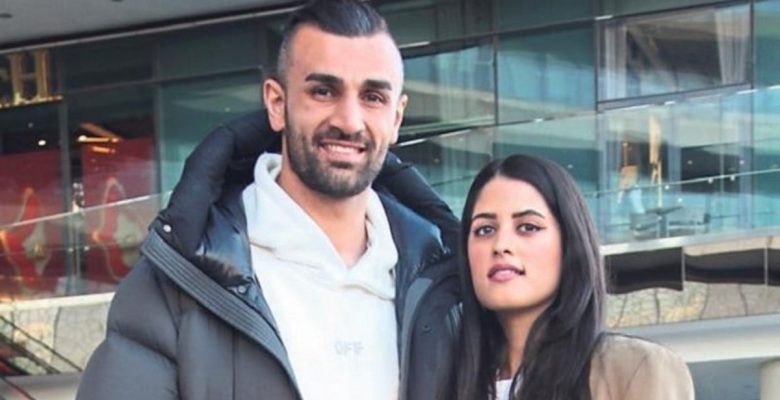 Serdar Dursun’un attığı golde eşi Yasemin Dursun sevinç çığlıkları attı