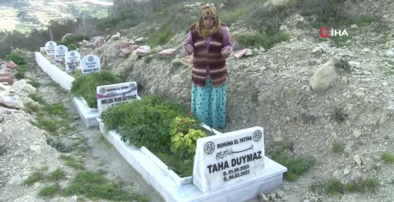 Zelzelede 3 evladını kaybeden Taha Duymaz’ın annesi: ‘Bir yıl geçti lakin benim için dün gibi’