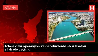 Adana’da Ruhsatsız Silah Operasyonu: 55 Silah Ele Geçirildi