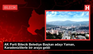 AK Parti Bilecik Belediye Lider Adayı Mustafa Yaman Karadenizliler Derneği’ni ziyaret etti