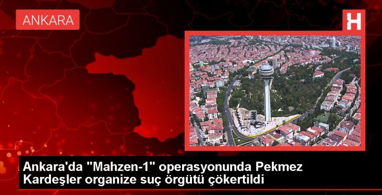 Ankara’da Pekmez Kardeşler organize hata örgütü çökertildi