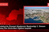 Antalya’da Diyanet Akademisi Aday Din Vazifelileri Mesleksel Eğitimi Açıldı