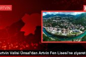Artvin Valisi Cengiz Ünsal, Artvin Fen Lisesi’ni ziyaret etti