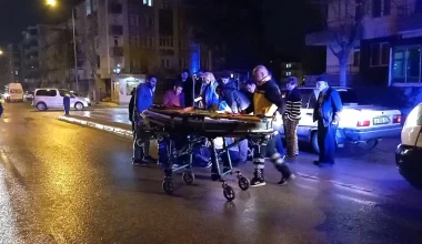Çorum’da Yabancı Asıllı Şahsa Araba Çarptı