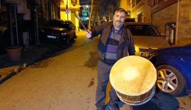 İstanbul’da Ramazan davulcuları vazifeye başladı