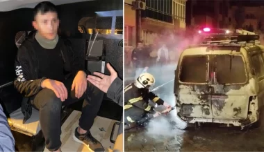 Kız arkadaşıyla arbede eden uzman çavuş, 3 mahalledeki motosiklet ve araçları kundakladı